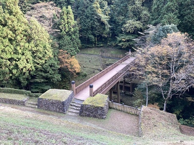 八王子城・御主殿跡からの眺望