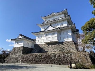 快晴の小田原城