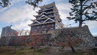 天守（北面鉄張）