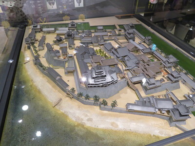 岡山城（本丸）復元模型・北側