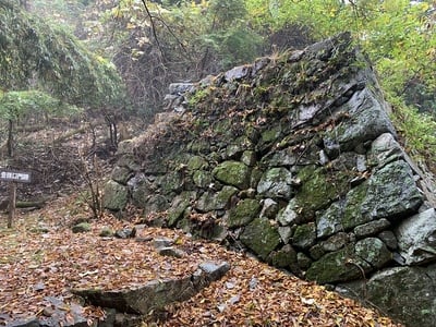 壷坂口門跡石垣