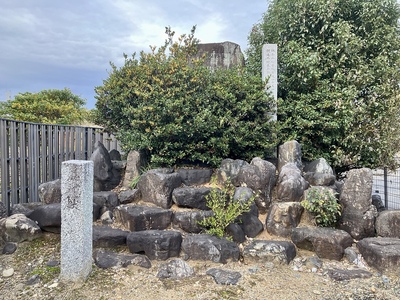 上条城（林金兵衛君碑の建つ一画）