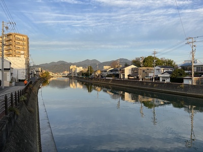 稚児橋から眺める巴川