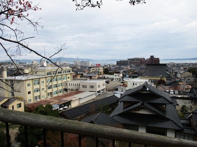 天性丸　乾の展望台の眺望