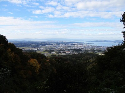 安寧寺跡付近からの眺望