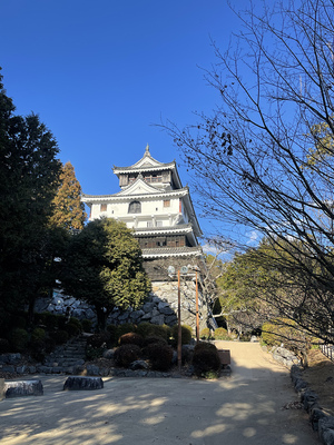 大手門方面からの天守