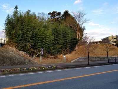 三ノ丸土塁と空堀跡