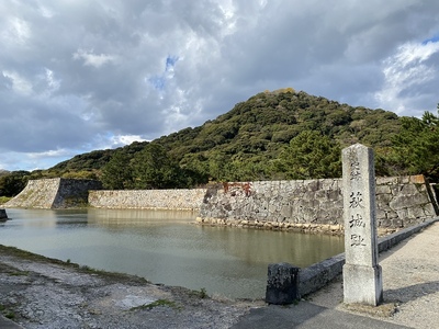 天守閣跡の石垣