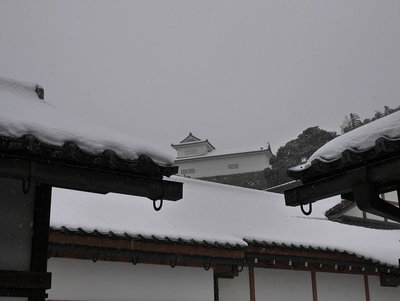 彦根城博物館から見える天秤櫓