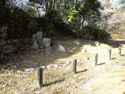 枯山水庭園跡