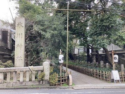 氷川神社入口