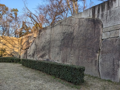 京橋口枡形の巨石