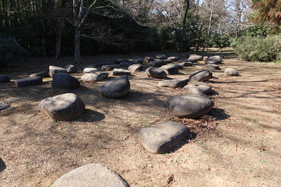佐倉城の礎石