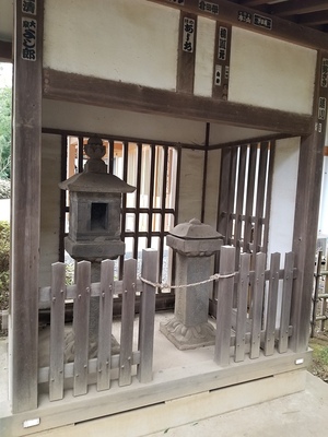 豊島氏寄贈の石燈籠@氷川神社