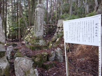 園林寺跡の石垣