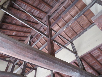 菱の門二階（中室）の天井