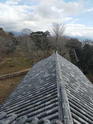 三重櫓から見る天守