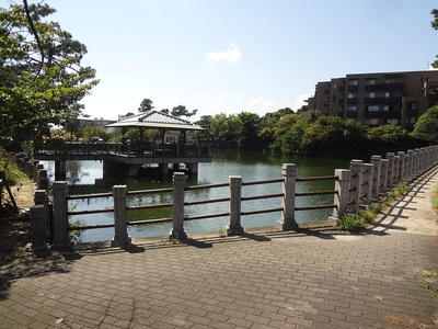 深田池公園全景