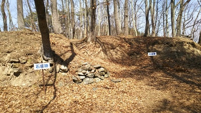 本城跡の石垣