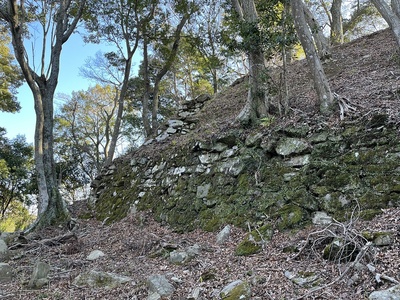 主郭北側石垣②