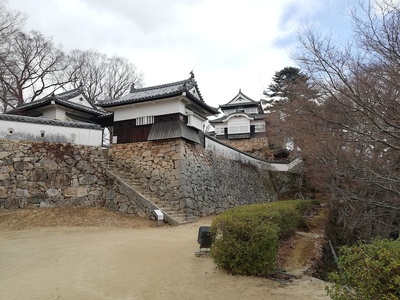 二の丸からの備中松山城