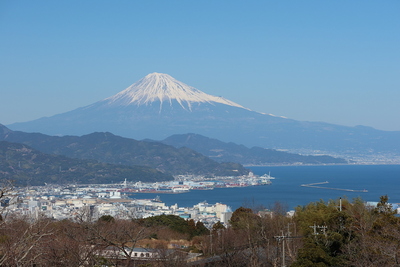 富士山と駿河湾