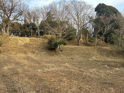 御殿　西向三段の全景