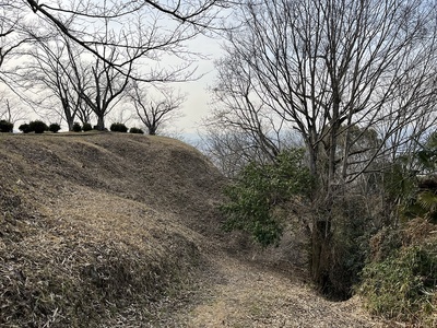 二の丸切岸