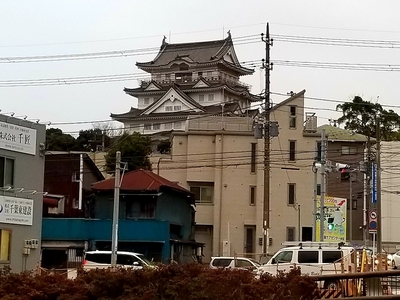 模擬天守遠景