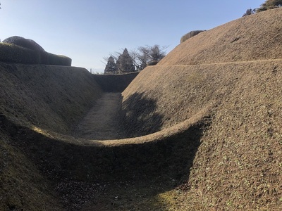 岱崎出丸の御馬場堀