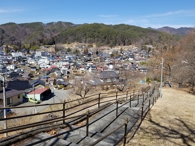 大手坂(上からの撮影)