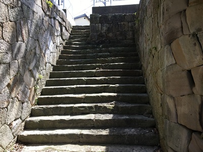 水門の階段