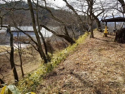 法幢院曲輪と空堀