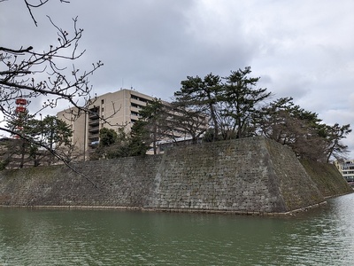 福井城址　石垣