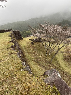 主郭より北西(右端は北郭)