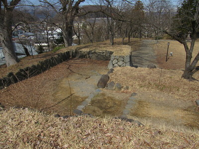 本丸に残る枡形虎口