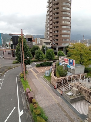 大津城　本丸跡付近