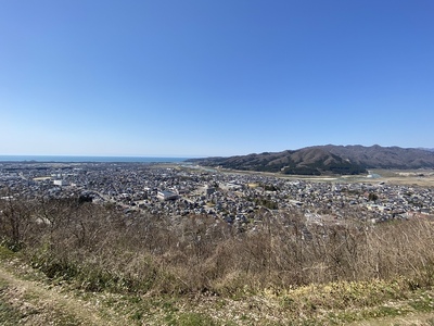 村上城本丸からの眺望