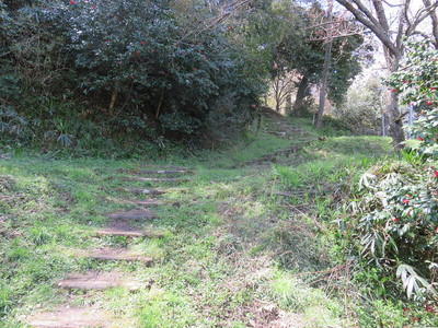 鹿野城跡登山口