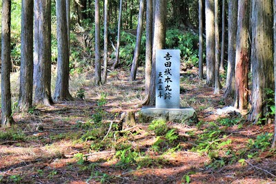 吉田城（本城）石碑