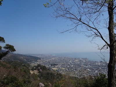 三の丸(宇佐山テラス)からの眺め