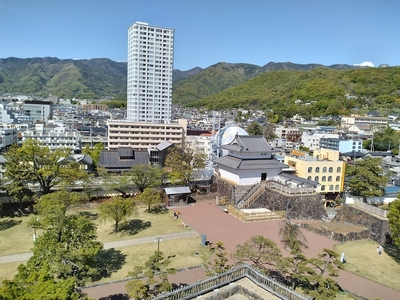 天守台からの眺め