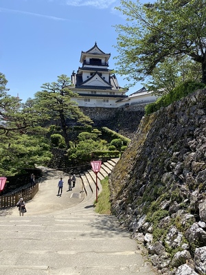 天守と二ノ丸石垣