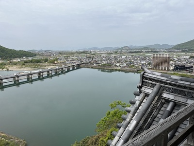 天守からの川