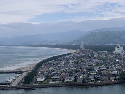 天守からの虹の松原