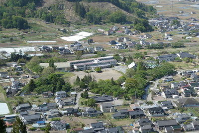 田口城遠望台からの全景