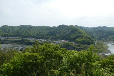 水の手展望台からの眺望