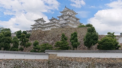 天守(三国堀から)