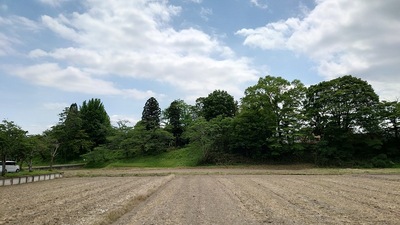 結城城北口からの遠望