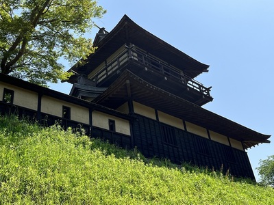 堀底からの2層櫓